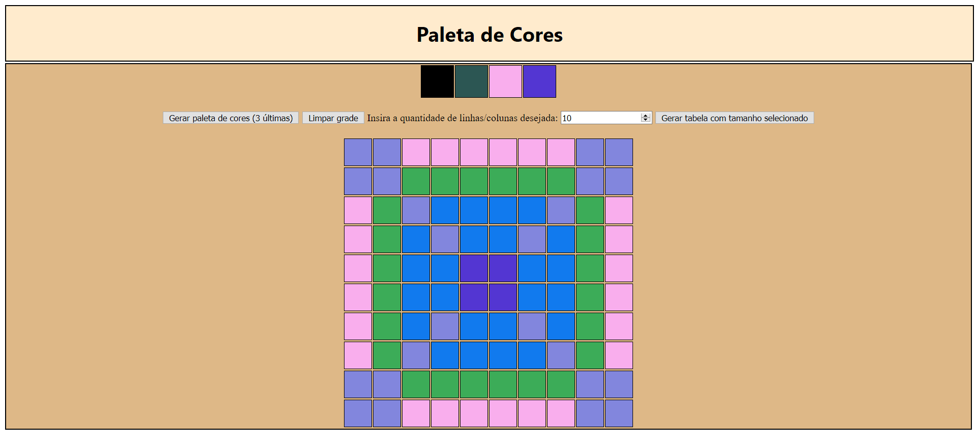 tela de pixels